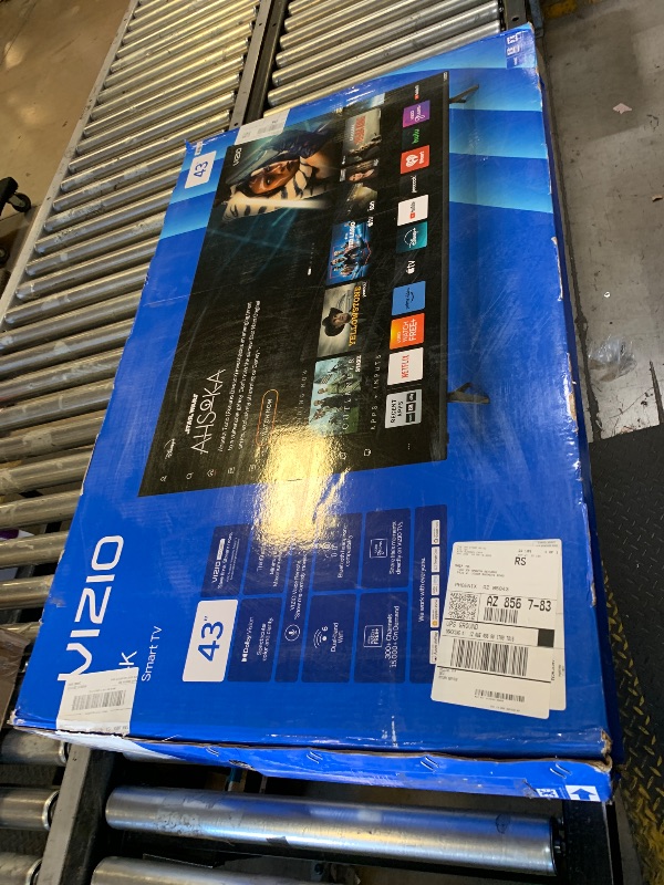 Photo 1 of VIZIO 43-inch 4K UHD LED Smart TV w/Dolby Vision HDR, WiFi 6, Bluetooth Headphone Capable, Apple AirPlay, Google Cast Built-in (V4K43M-08, New)