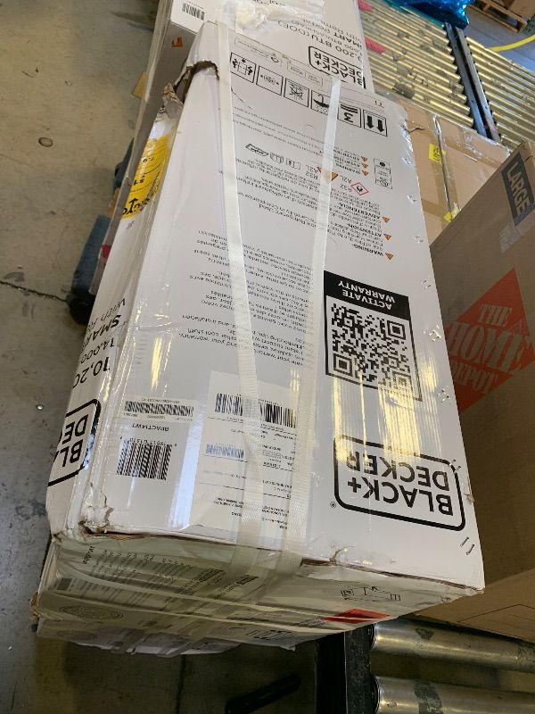 Photo 1 of BLACK+DECKER Smart Portable Air Conditioner, 14,000 BTU for Rooms up to 700 Sq. Ft., Smart Portable AC with Follow Me Remote and Window Kit, BPACT14WT, White (factory sealed)