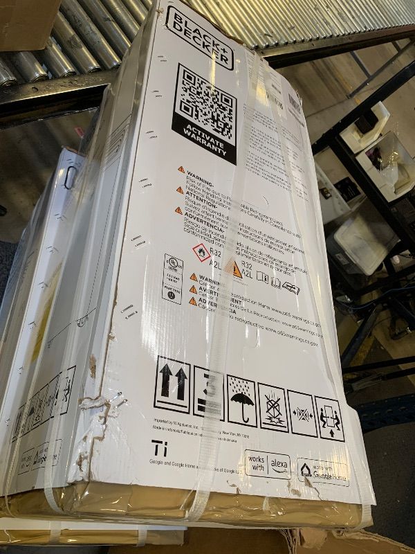 Photo 1 of BLACK+DECKER Smart Portable Air Conditioner, 14,000 BTU for Rooms up to 700 Sq. Ft., Smart Portable AC with Follow Me Remote and Window Kit, BPACT14WT, White (factory sealed)