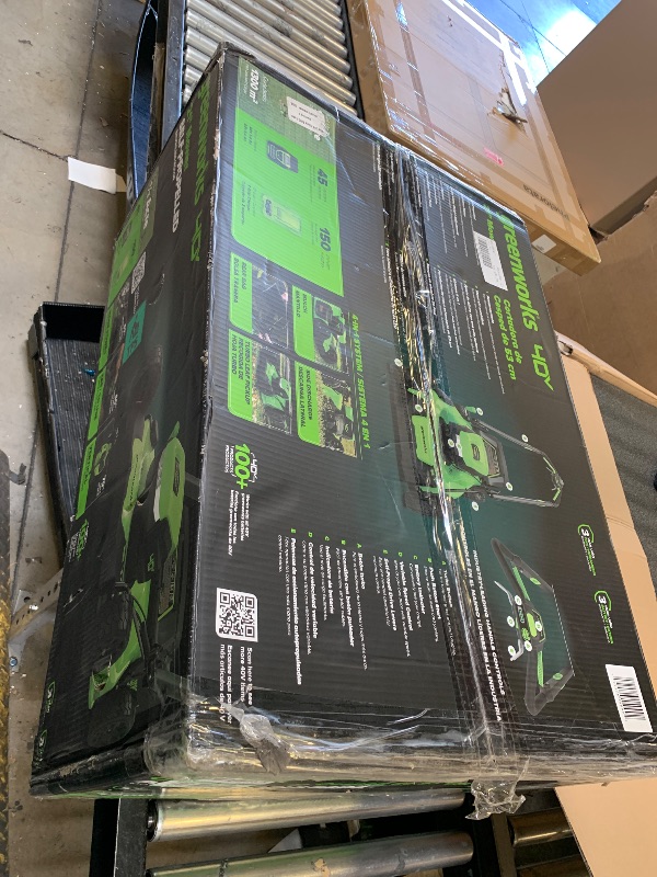 View 2 of Greenworks 40V 21" Self-Propelled Cordless Lawn Mower – Brushless Motor, 5.0Ah Battery & Charger(75+ Tool Compatible)