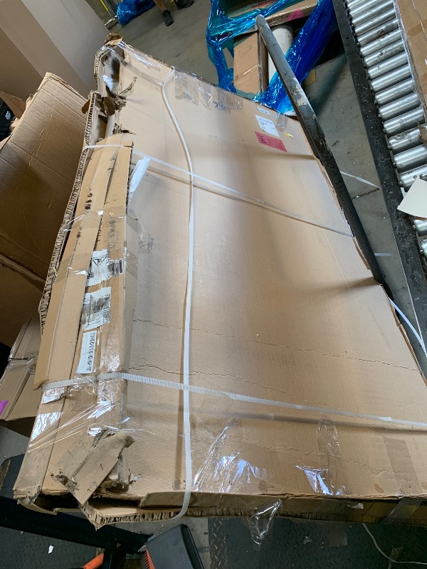 Photo 1 of 68-72" W x 76" H Frameless Sliding Shower Door, Double Sliding Glass Shower Door with Buffer 3/8"(10MM) Clear SGCC Tempered Glass, Explosion-Proof Film, Roller Disk System, Rust-Resistant. (factory sealed)