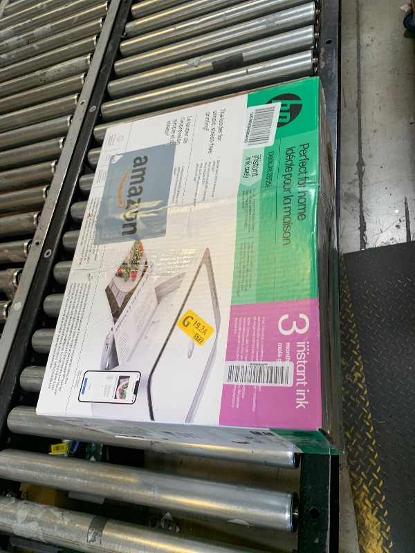 Photo 1 of HP DeskJet 2855e Wireless All-in-One Color Inkjet Printer, Scanner, Copier, Best-for-home, 3 month Instant Ink trial included. This printer is only 2.4 ghz capable. (588S5A)