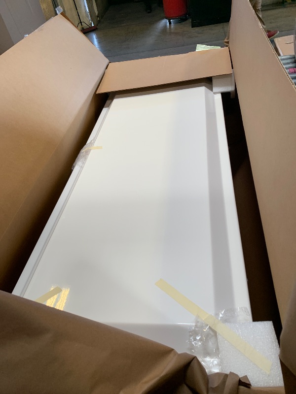 Photo 1 of Taylor Made Stow N’ Go Deep Fiberglass Dock Box, Medium (27"H X 72"W X 26"D), White, Smooth Interior Finish, Lockable Latch, Stainless-Steel Hardware - 83554