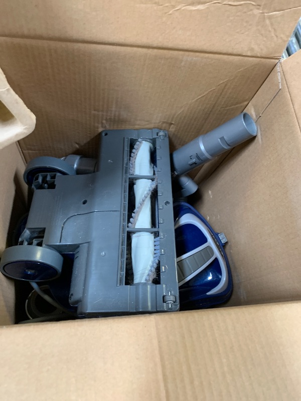 Photo 1 of Shark Upright Vacuum, Navigator Lift-Away Deluxe with Large Dust Cup Capacity, HEPA Filter, Swivel Steering, Upholstery Tool & Crevice Tool, Blue, NV360