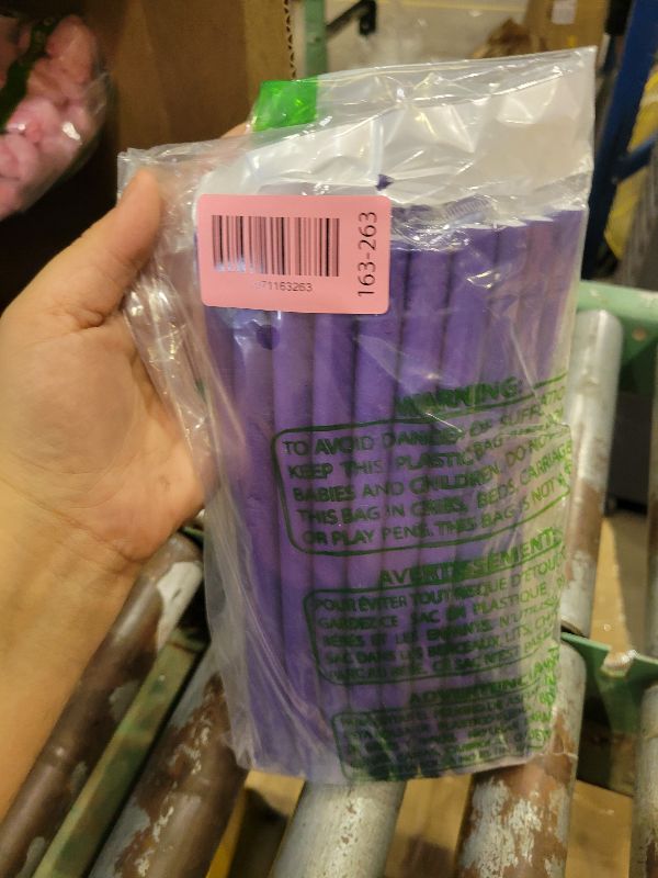 View 2 of 20Pcs Small Foam Hair Curlers, 9.45" Length x 0.47" Diameter, No-Heat Flexible Curling Rods for Short, Medium and Long Hair