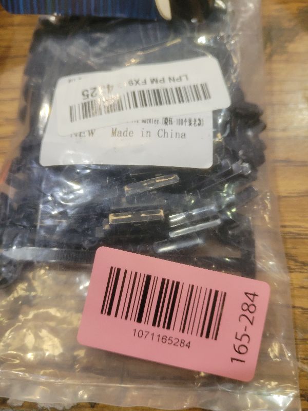 Photo 1 of 100 Pcs Nylon Universal Cable Tie Buckle - New T Multifunctional Nylon Zip Ties With Pin & Button Design Plastic Cable Fixion Tools Fasteners UV Resistant Zipties for Cars Daily Repair Bumper Clips