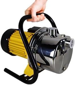 Photo 1 of 1HP 18gpm Shallow Well 110V Booster Pump Portable Garden Pond Water Transfer Pump Electric Yard Pool Cover Draining Pump Above Ground Self Priming Irrigation Pump Stainless Steel