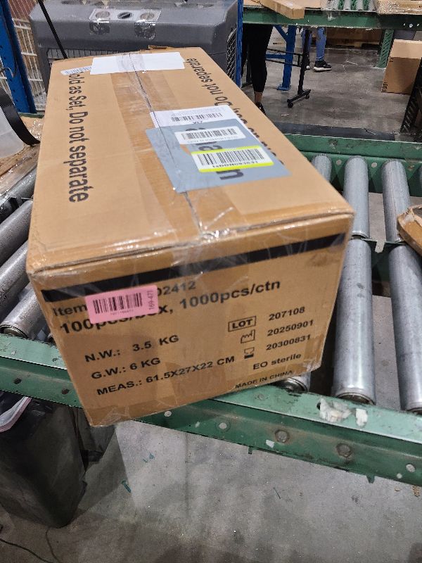 Photo 1 of 1000 PCS - 3ml Syringe – Luer Slip Tip, No Needle, Individually Blister Packed - Medicine Administration for Infants, Toddlers and Small Pets - Bulk Case - 10 boxes of 100 PCS (1,000 pcs)