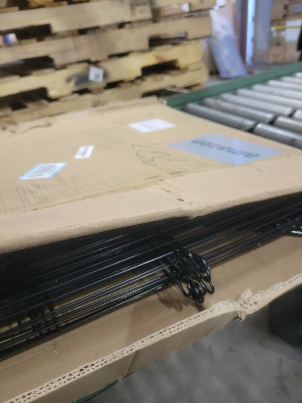 Photo 1 of 10 Panels No Dig Decorative Outdoor Garden Fence with Gate for Yard, 24 in(H) X 20 ft(L) Animal Barrier Fencing Rustproof Metal Wire Panel Border for Dog, Rabbits, and Patio Temporary Ground Stakes