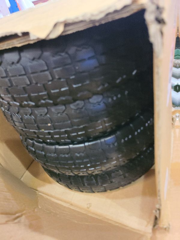 Photo 1 of 13 Inch Solid Rubber Tires, 4.00-6 Tire Flat Free with 5/8" Bearings, 2.17" Offset Hub for GOR Garden Cart, Wheelbarrow, Trolleys, Hand Trucks and Yard Trailers(4 Pack)