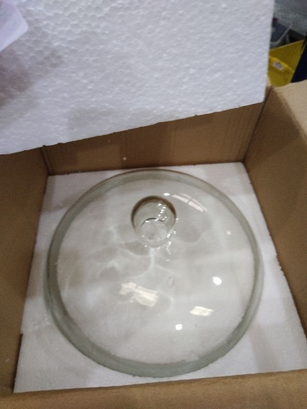Photo 1 of 12" Borosilicate Glass Microwave Splatter Cover, Large Clear Food Cover with Handle, 12-Inch Plate Lid, BPA-Free, Heat-Resistant & Dishwasher-Safe Microwave Splatter Guard for Reheating