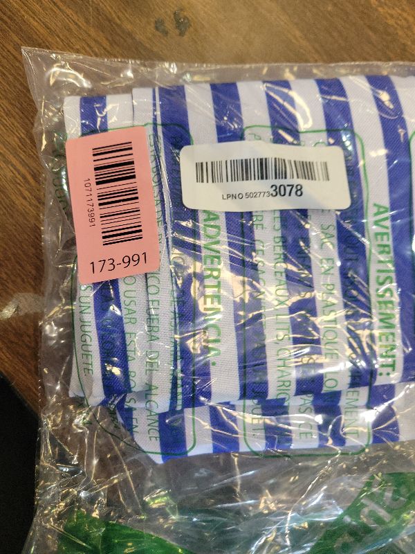 Photo 1 of 2 Pack Wreath Sash for Front Door Stripe Boxwood Sash Garland Porch Decor (Blue and White Stripe)