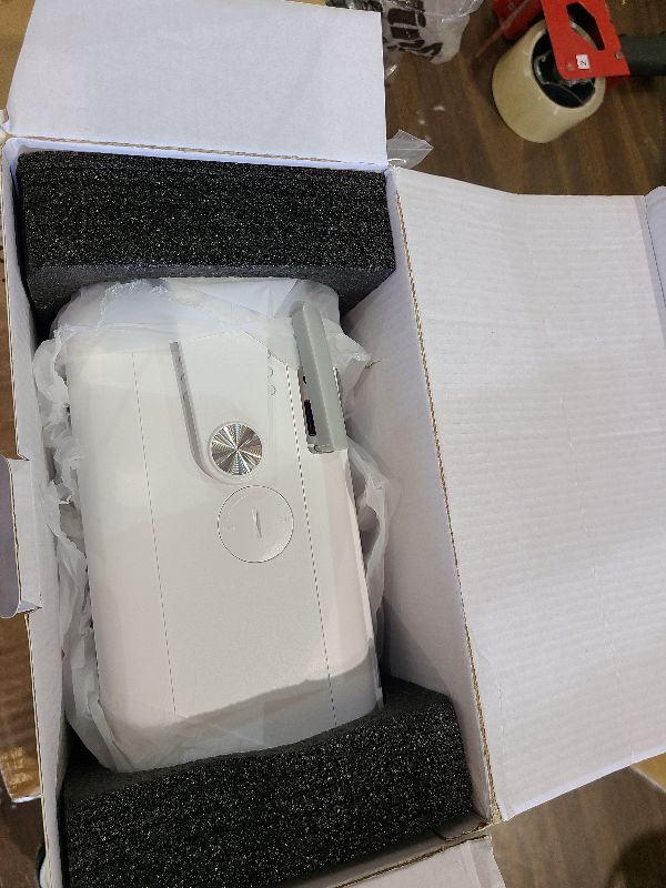 Photo 1 of [Built-in Apps ] Mini 4K Projector with Wifi and Bluetooth, Native 1080P Smart Portable Movie Projector with 270°Rotatable Stand, Android 13 OS, Auto Keystone, Support Big Screen for Home Bedroom