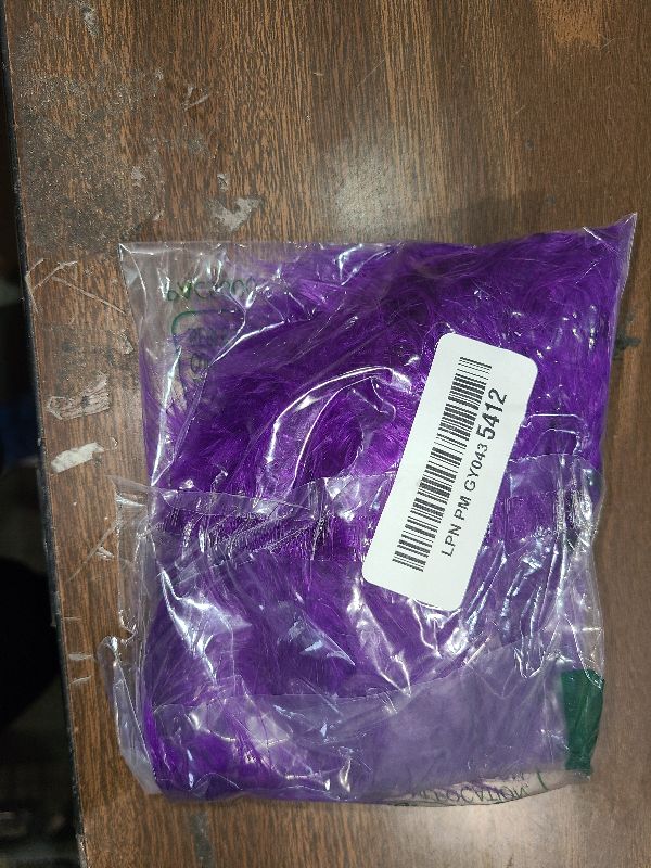 Photo 1 of 2 Yards 20g Fluffy Marabou Feather Boa for DIY Craft Sewing Trim Home Wedding Party Decoration-Purple