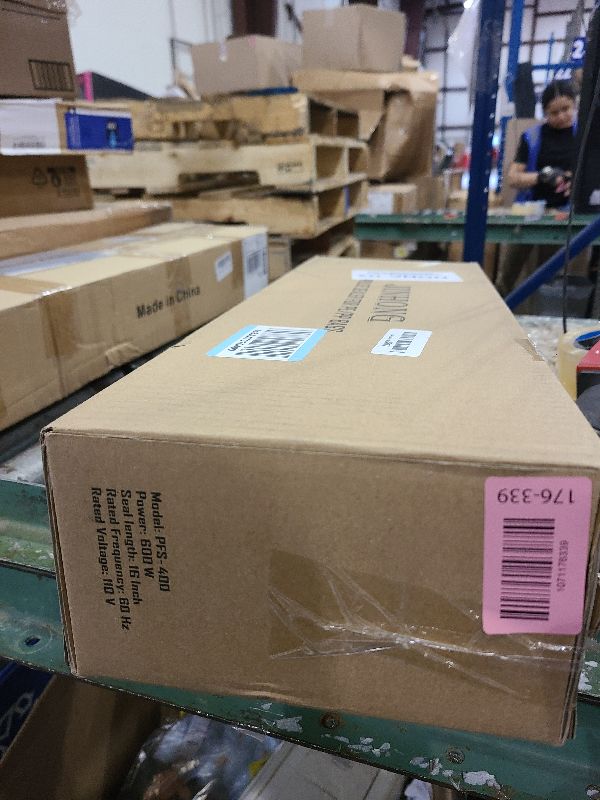 Photo 1 of 16 Inch Impulse Heat Sealer Manual Bags Sealer Sealing Machine Heating Closer for Plastic PE PP Mylar Poly Foil Bags Home Restaurant Food Storage with Extra Replace Element