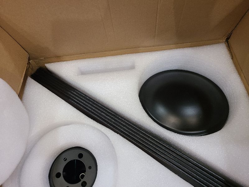 Photo 1 of 2 Pack 48 Inch Low Profile Ceiling Fan no Light, Black Ceiling Fan without lights, 6-Speeds, Quiet Reversible DC Motor, Indoor/Outdoor Ceiling Fans without Lights for Patio, Living Room, Bedroom