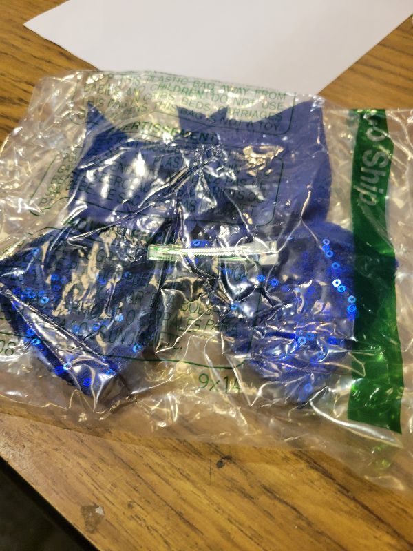 Photo 1 of 1 Pcs 8" Large Sequin Cheer Bows Clips, Cheerleading Glitter Hair Bow with Alligator Clips Hair Accessories for Cheerleaders Football Competition Sports (Blue)