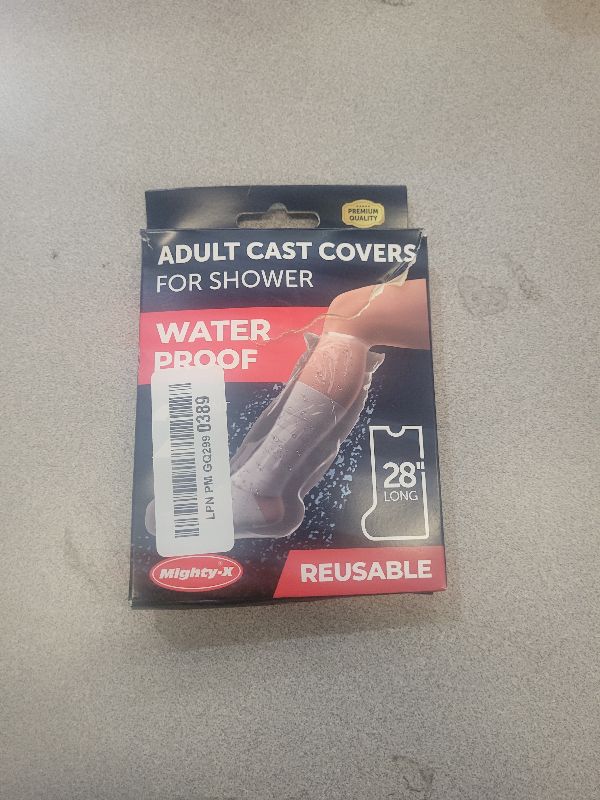 Photo 1 of 100% Waterproof Cast Covers for Shower Leg - 2pk - Tight Seal - Reusable Adult Half Leg Cast Protectors - Knee, Ankle, Foot - After Surgery Bandage and Dressing Cast Bag for Wounds and Burns