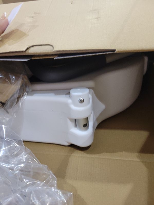 Photo 1 of 2-in-1 Locking Raised Toilet Seat with Tool-free Removable Arms