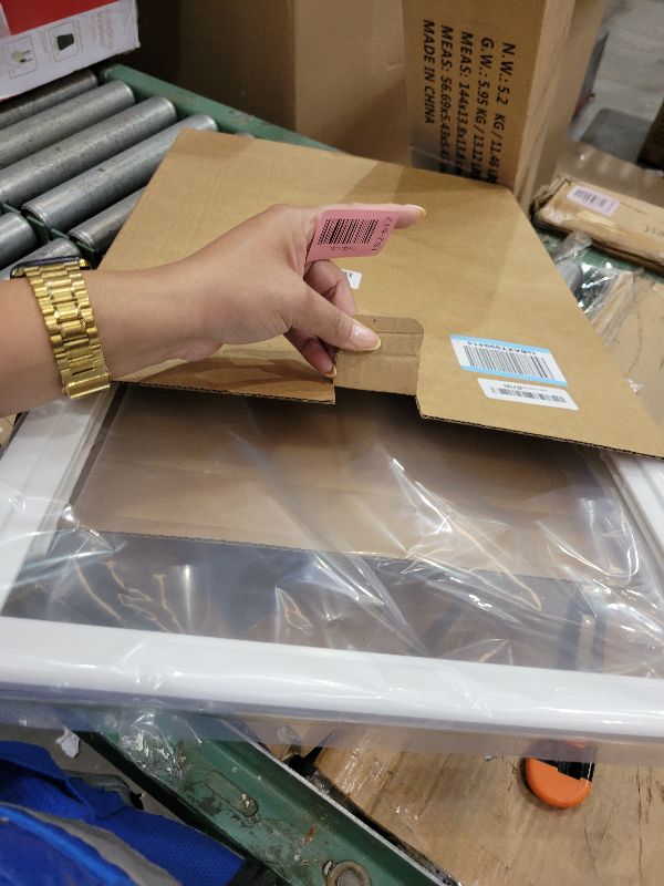 Photo 1 of 240354502 Refrigerator Upper Crisper Drawer Cover Frame Compatible with Frigidaire Refrigerator FRS3R2F, FRS3R3E, FRS3R3J, FRS3R4E, FRS3R5E, PHS37EH, PHS38EJ, PHS39EH, PHS39EJ, WRS3R3E Etc