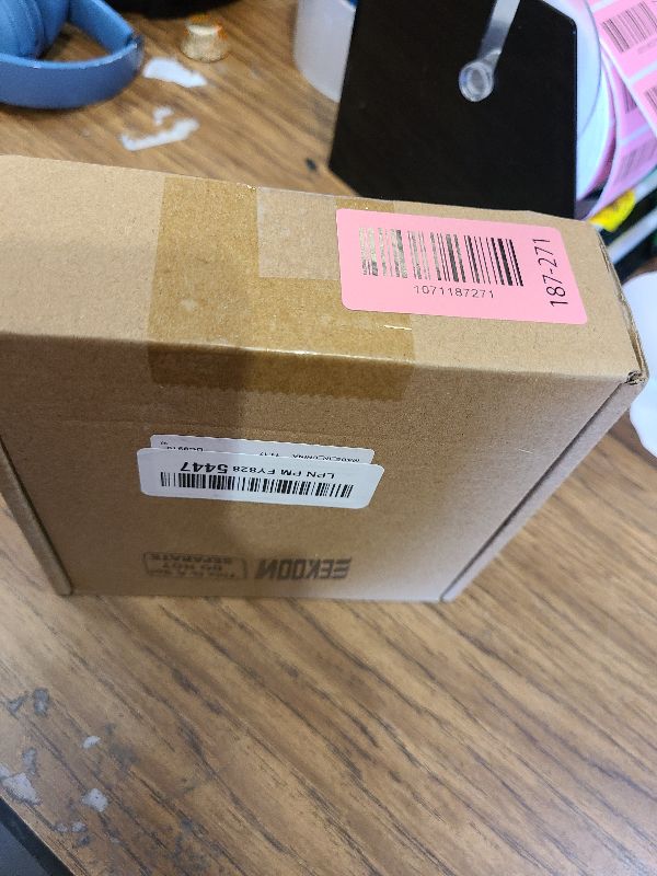 Photo 1 of 1 Pack Adjustable Garage Parking Sensor with LED Display – No-Drill Parking Aid for Cars, SUVs & Pickups, Set Stop Distance 6"–6 ft, Battery or USB Powered (Black)