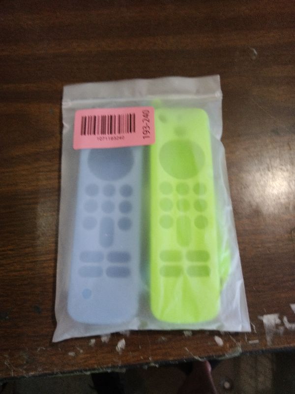Photo 1 of (2 Pack) OneBom Soft Silicone Remote Cover for (newestmodel) Stick HD, 4K Remote Controls, Remote Case Glow in The Dark, Anti Slip Shockproof Protective Case with Lanyard (Glow Green&Glow Blue)