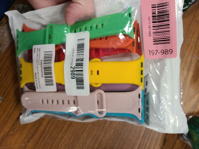 Photo 1 of 15Pack Watch Band Compatible for Apple Watch Bands 44mm 45mm 46mm 49mm 42mm Women Men, Soft Silicone Sport Band Strap for iWatch Bands Series Ultra 11 10 9 8 7 6 5 4 3 SE