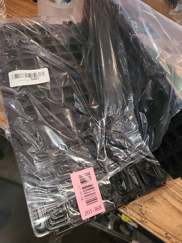Photo 1 of 12 Pcs Under Couch Blocker for Bed Adjustable Furniture Plastic Under Bed Blocker with 30 Ties Black Couch Barriers for Dogs Pets Cats (Style 1)
