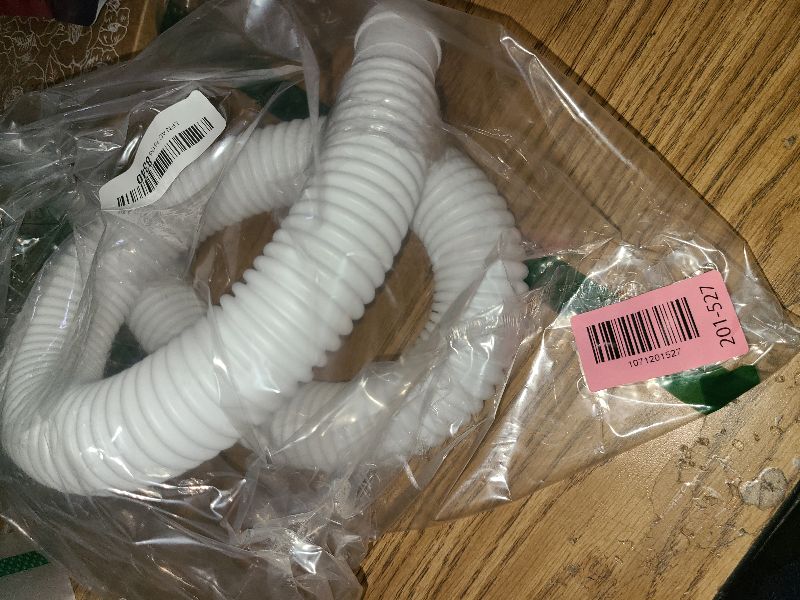 Photo 1 of 1-1/4 Inch x 3ft Above Ground Pools Replacement Hose for Pump 330 GPH, 530 GPH, and 1,000 GPH Compatible with Intex Coleman Summer Waves Pool Skimmer (White 1-1/4“by 3ft)