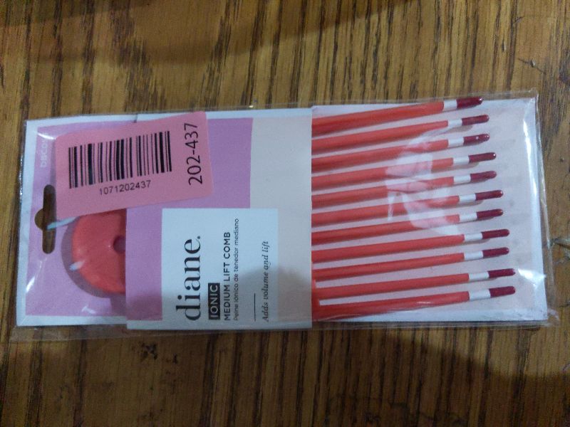 Photo 1 of ?Diane 6-Inch Lift Comb for Detangling, Styling, and Adding Volume, Wide-Tooth Comb for All Hair Types, Hair Pick for Women, Wide Tooth Comb for Curls, Parting and Teasing