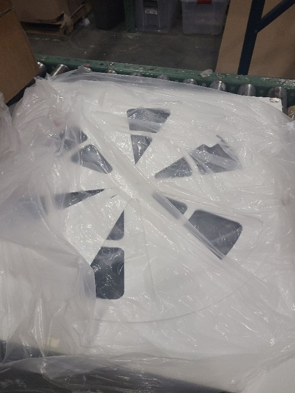 Photo 1 of (1 Pack)-24" x 24" Adjustable Office Vent Cover - Durable,For Flat Office Ceiling Vents Ceiling Air Deflector for Conditioner or Heat Air Deflector Magnetic Size approximately: 24.75X24.75IN