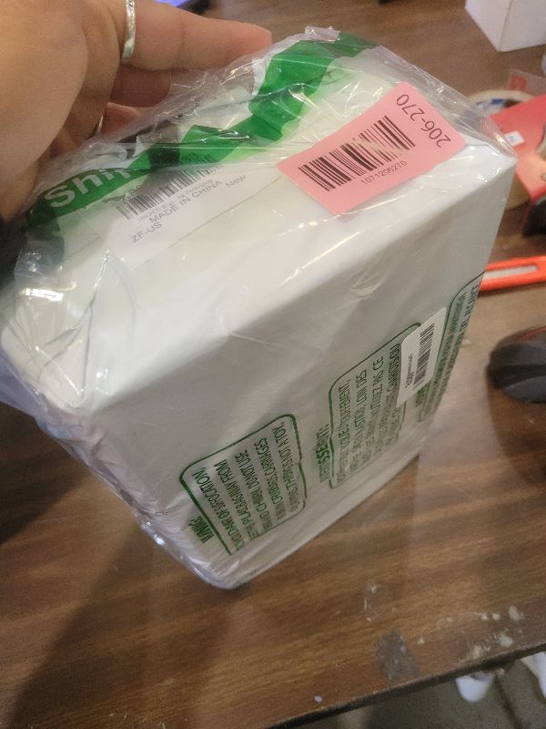 Photo 1 of 100 PCS Rigid White Cardboard Envelopes, 6x10 Inch Self Seal Stay Flat Mailers for Shipping Packaging