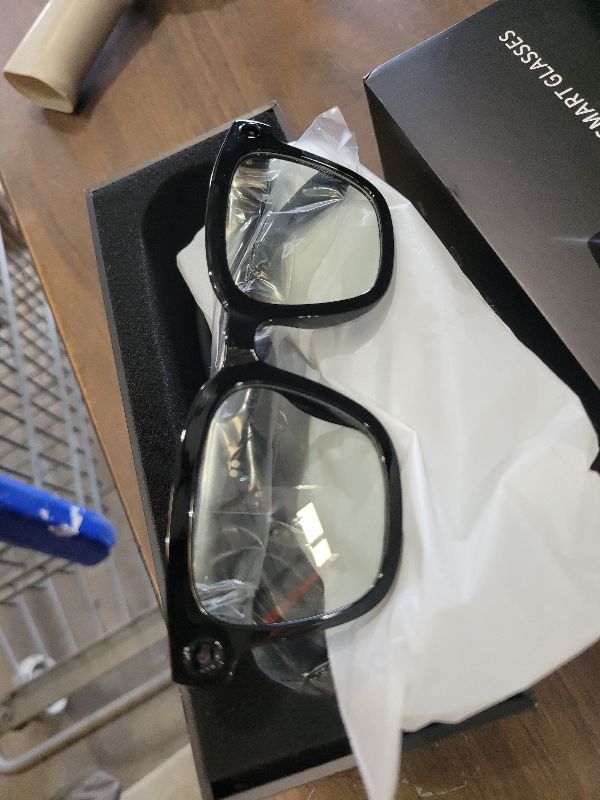 Photo 1 of 2026 AI Smart Glasses with Camera and Bluetooth, 8MP 32GB 1200P HD Camera Glasses Supports Photo/Video/Audio Recording, Real-Time Translation, Voice Assistant, Object Recognition for Life Work Vlog