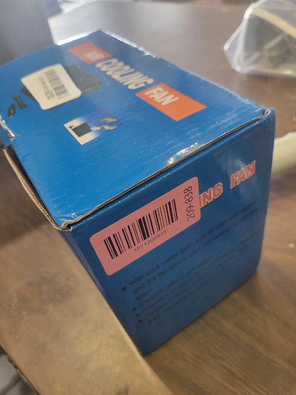 Photo 1 of 12V Portable Car Air Cooler, Mobile Mini Air Cooler Evaporative Water Cooling Fan for Car Truck RV Rowers Pet Owners Travelers Transport Workers