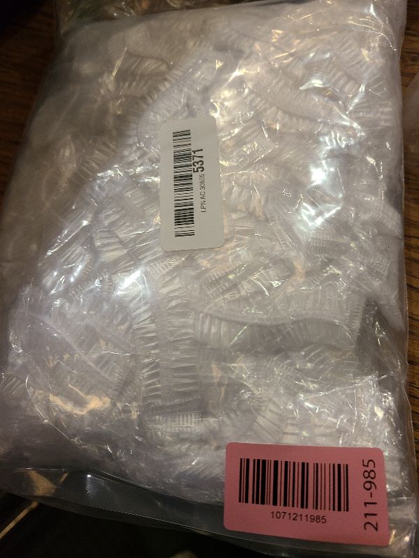 Photo 1 of 200 Pcs Bowl Covers for Bread Proofing, Plastic Shower Caps for Sourdough Bread, Food Covers Stretch Reusable Elastic, Keep Food Fresh and Dust Away