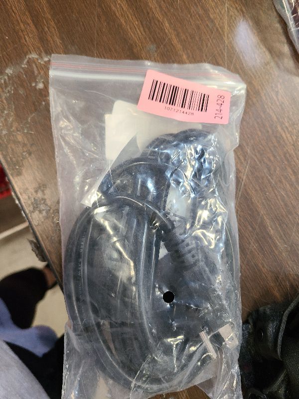 Photo 1 of 16/3 10 FT Outdoor Extension Cord Waterproof, Weatherproof & Flame Retardant Black 3 Prong Power Cord Outside for Lawn & Garden, 13 Amps 1625 Watts 125 VAC 16AWG SJTW, ETL Listed