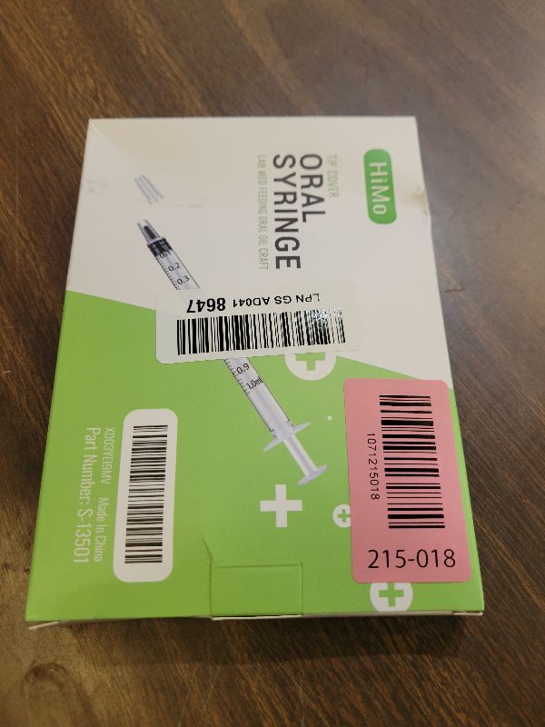 Photo 1 of 20 Pack 1ml Syringe with Cap for Liquid, 1cc Plastic Small Syringes with Cover, Non-Sterile, No Needle