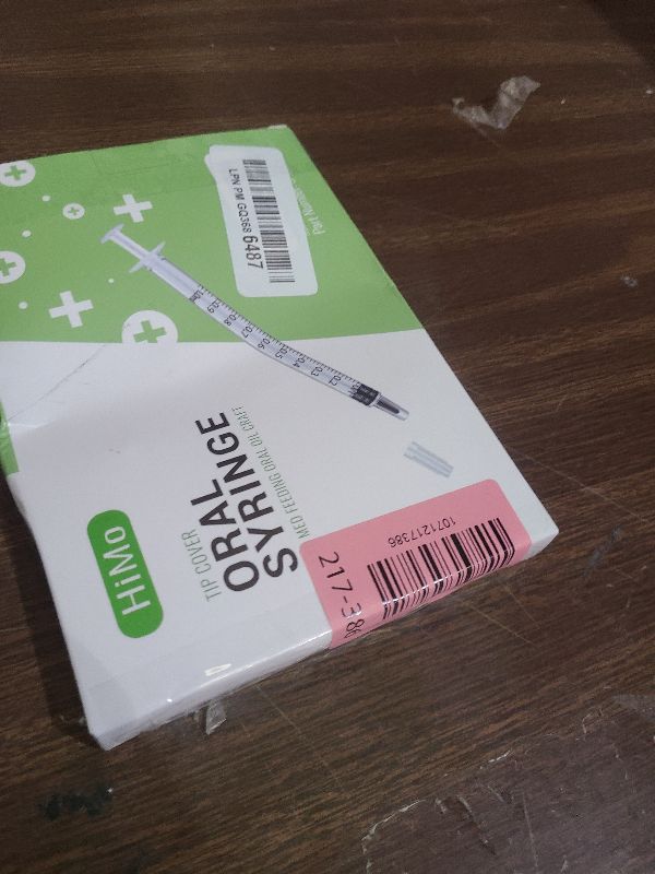 Photo 1 of 20 Pack 1ml Syringe with Cap for Liquid, 1cc Plastic Small Syringes with Cover, Non-Sterile, No Needle