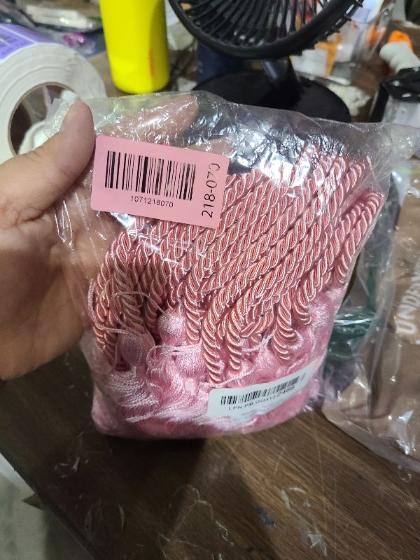 Photo 1 of 10 Pieces Pink Graduation Honor Cords for Graduation 2025,National Honors Society Pink Cords Bulk