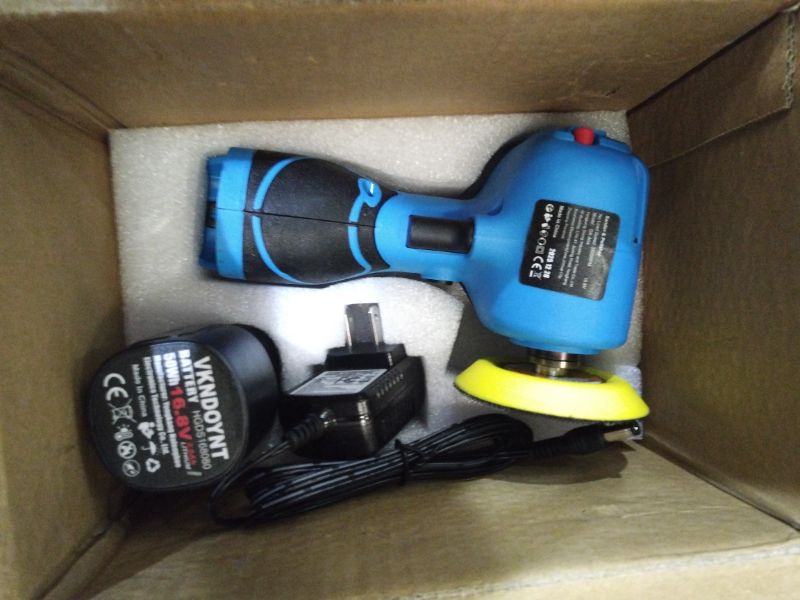 Photo 1 of 16.8V Cordless Electric Sander with 36PCS Sandpapers, 3500 RPM, 3.0Ah Battery, Lightweight & Compact Design for Wood, Metal, Paint Removal, and DIY Projects