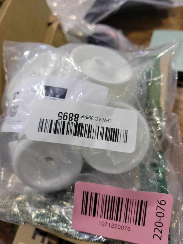 Photo 1 of (8 Pack) Exact Replacement Dishwasher Dishrack Rollers and Studs - Lower Rack Wheel Kit Compatible with GE, Kenmore, and Hotpoint Dishwashers Part Number WD35X21038