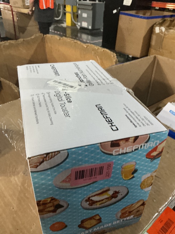 Photo 1 of ***ELECTRONICS FUNCTIONAL BUT HEATING ELEMENTS DO NOT***
Chefman 2-Slice Digital Toaster, Pop-Up, Stainless Steel, Extra-Wide Slots For Bagels, Defrost, Reheat, Cancel Functions, Removable Crumb Tray