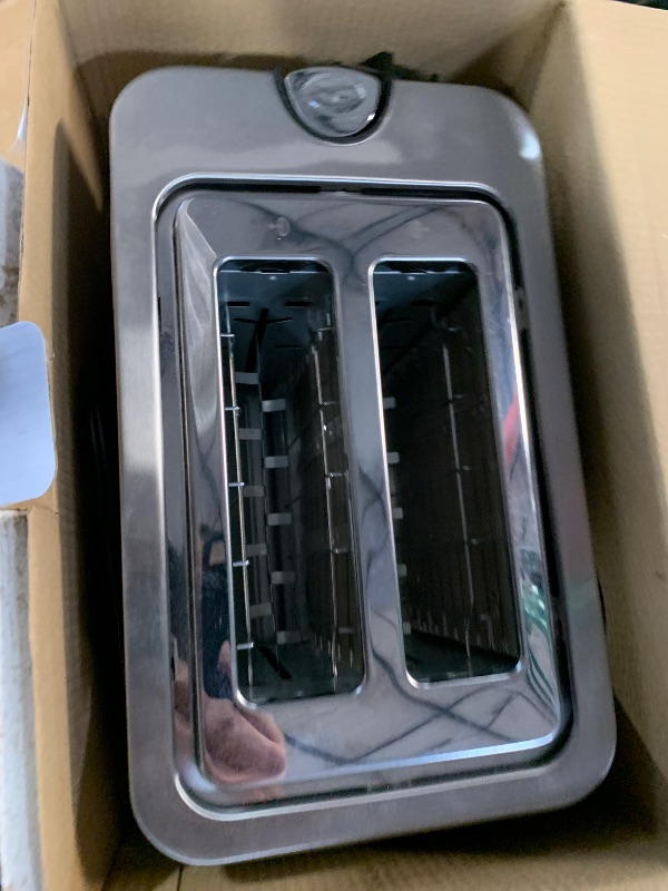 Photo 1 of ***ELECTRONICS FUNCTIONAL BUT HEATING ELEMENTS DO NOT***
Chefman 2-Slice Digital Toaster, Pop-Up, Stainless Steel, Extra-Wide Slots For Bagels, Defrost, Reheat, Cancel Functions, Removable Crumb Tray