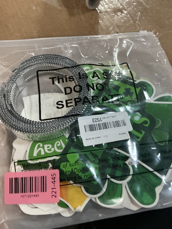 View 2 of ***MISSING PARTS***
Kajaia 18 Pcs St. Patrick's Day Party Favors St. Patrick's Day Glasses Headbands Irish Headbands Shamrock Eyewear Shamrock Costume Accessories Photo Props for Adults(Shamrocks)