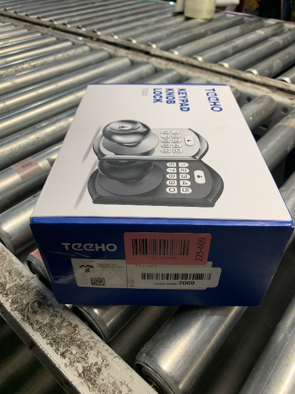 Photo 1 of ***MISSING PARTS***
TEEHO TE003 Keyless Entry Keypad Door Lock with Handle, Electronic Digital Smart Locks for Front Door, Smart Door Knob with Code for Bedroom, Auto Lock, Passage Mode, Easy to Install, Matte Black