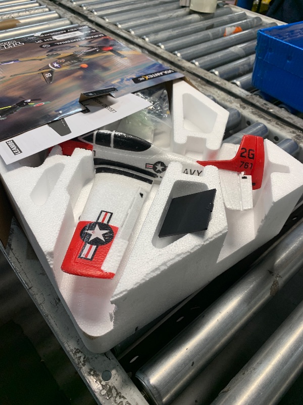 Photo 1 of ***MISSING PARTS***
volantexrc RC Plane for Beginners, 4CH WWII RC Airplane T28 Trojan with Aileron, 2.4Ghz Remote Control Plane with Xpilot Self Righting & One Key Aerobatic for Adults (761-9 RTF)