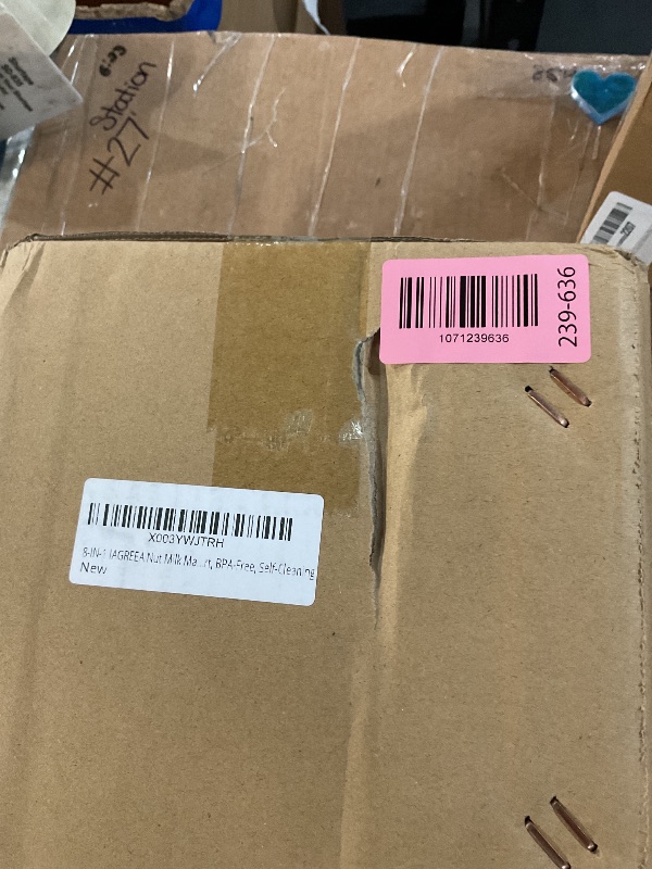 View 2 of ***MISSING ITEMS*** 8-IN-1 IAGREEA Nut Milk Maker Machine, 35 oz Soy Milk Maker, Oat, Soy, Plant Based and Dairy Free Beverages, Juice, 2H Keep Warm Countertop Blender, 10 Blades, 12H Delay Start, BPA-Free, Self-Cleaning