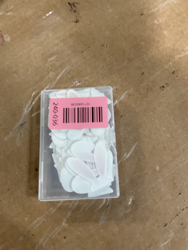 Photo 1 of ***MISSING PARTS***
Fyeoxle 72PCS Edible Easter Bunny Ear Cupcake Toppers Wafer Paper Pink White Bunny Ear Cake Toppers Edible Rabbit Ears Cupcake Picks for Easter Theme Spring Birthday Baby Shower Party Supplies