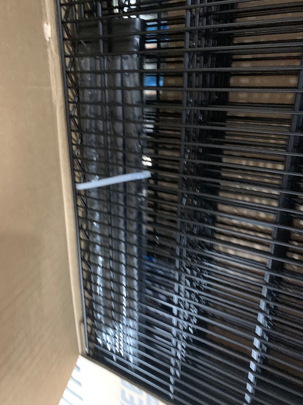 View 4 of Garvee 59"W Storage Shelves 2640LBS Heavy Duty Garage Shelving Units with Wheels and Adjustable Shelf, 4-Tiers Wire Shelving Rack for Garage Pantry Kitchen Warehouse Industrial