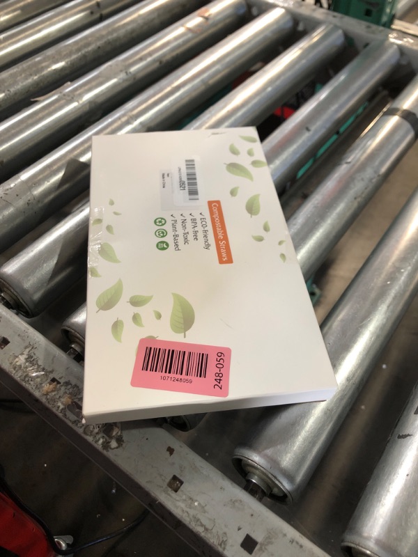 Photo 1 of [100 Pcs] 5 Inch Sugarcane Cocktail Short Straws - Disposable Compostable Biodegradable Drinking Straws for Whiskey Bar Club Cocktail Cold Drinks